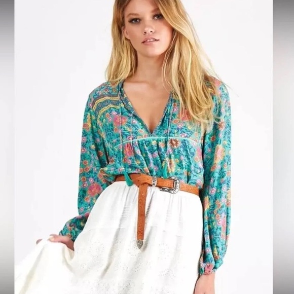 Spell Tops - Spell Folk Town Blouse in size XXL